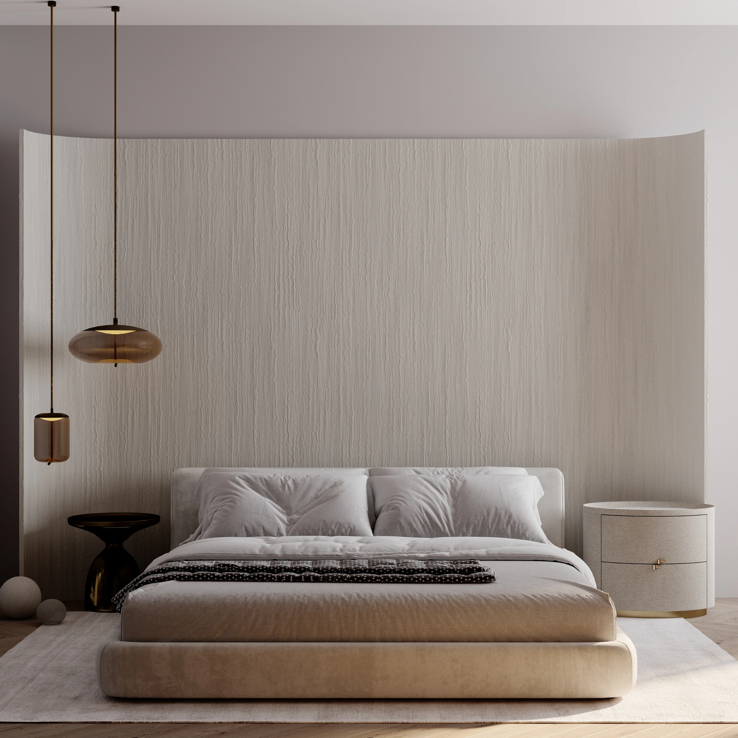Тёплый Contemporary — интерьер, ракурс 5